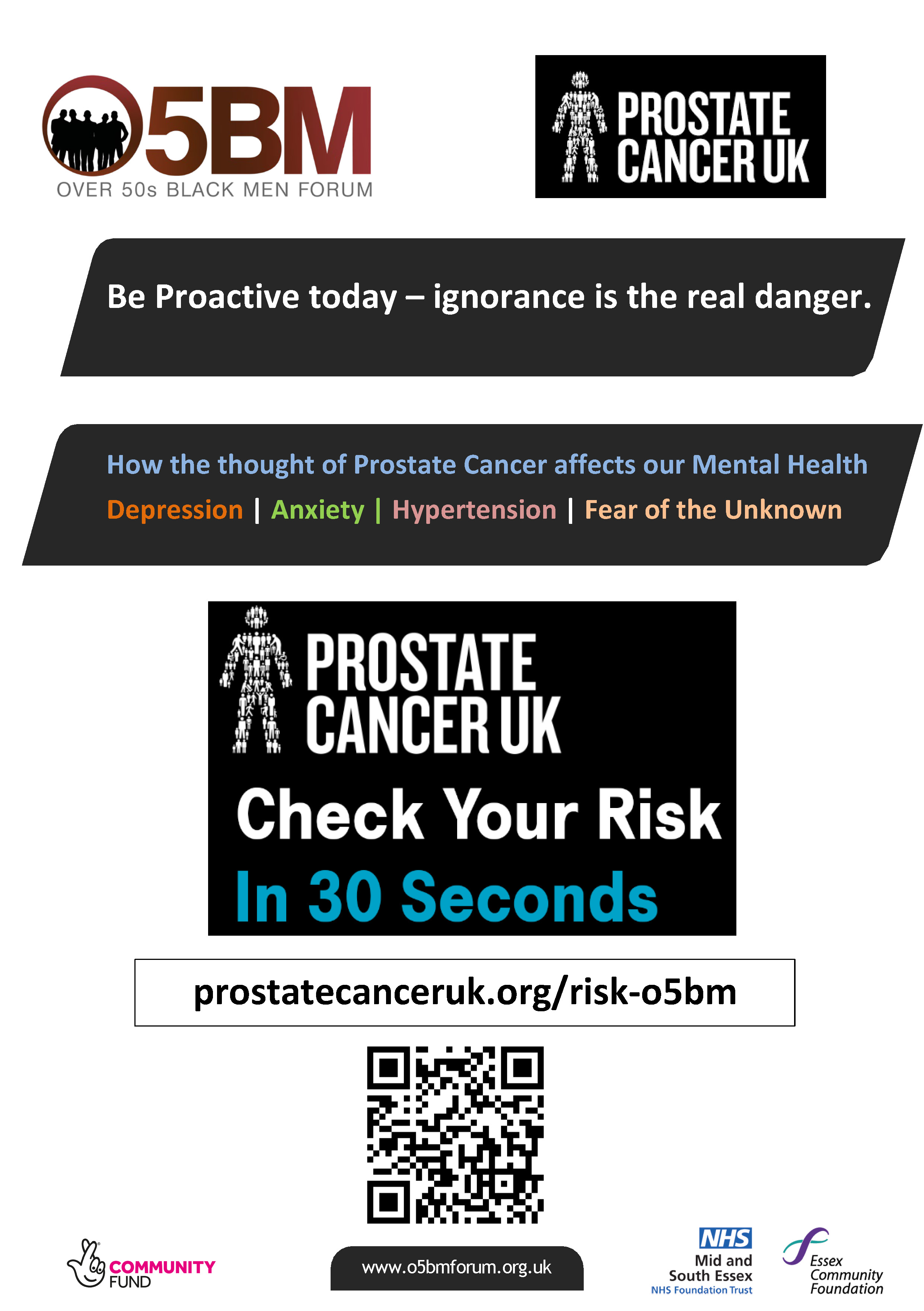O5BM attends Prostrate Cancer’s First Black Men’s Health Advisory Group