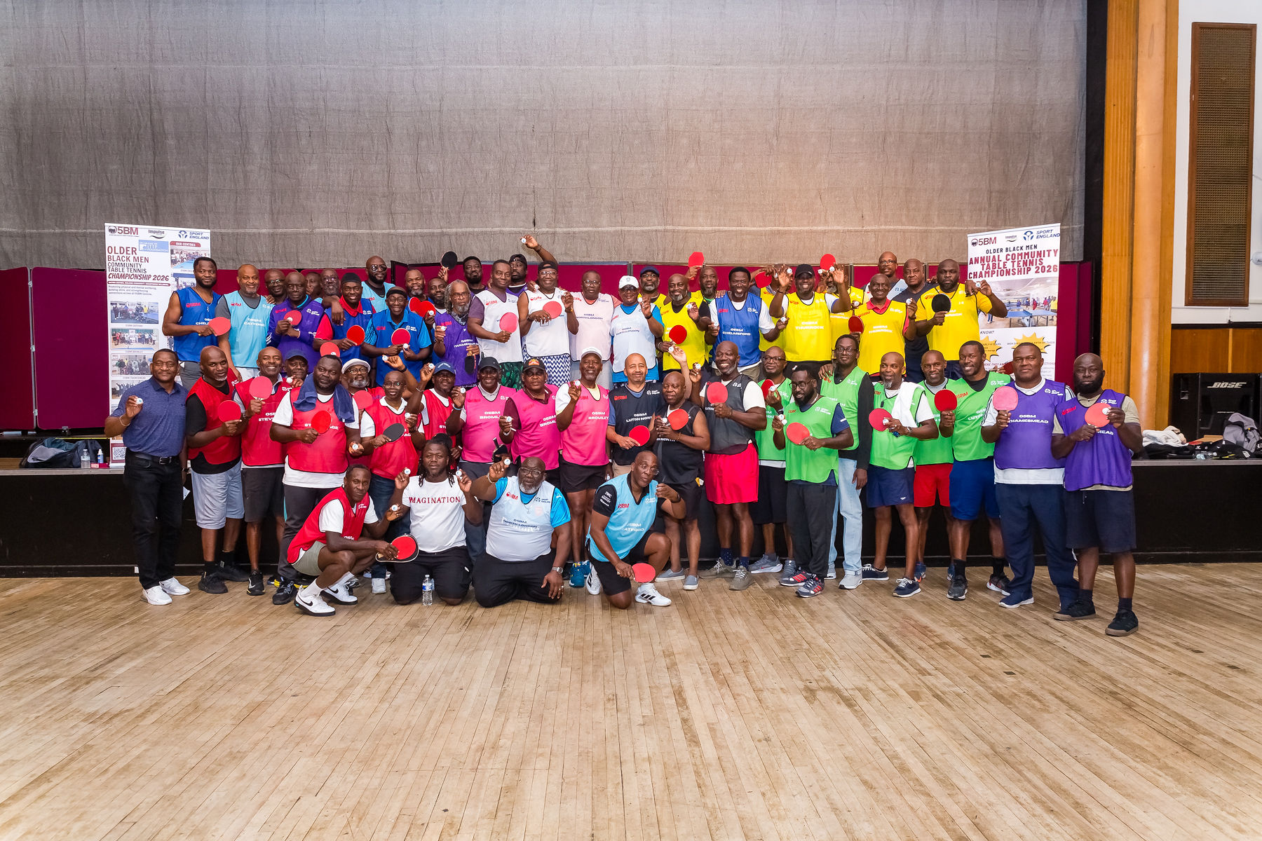 Over 100 Older Black Men Take Centre Stage at O5BM’s 2026 Community Table Tennis Championship